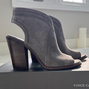 Vince Camuto Taupe Heeled Boots